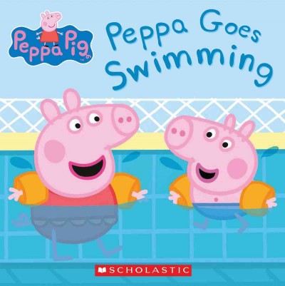 Peppa goes swimming.