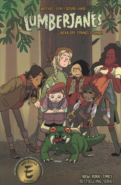 Lumberjanes. 12, Jackalope springs eternal / written by Shannon Watters and Kat Leyh ; illustrated by Ayme Sotuyo, colors by Maarta Laiho ; letters by Aubrey Aiese.
