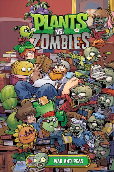 Plants vs. zombies. 11 : War and peas / written by Paul Tobin ; art by Brian Churilla ; colors by Heather Breckel ; letters by Steve Dutro ; cover art by Ron Chan ; bonus story art by Alexandra Land.
