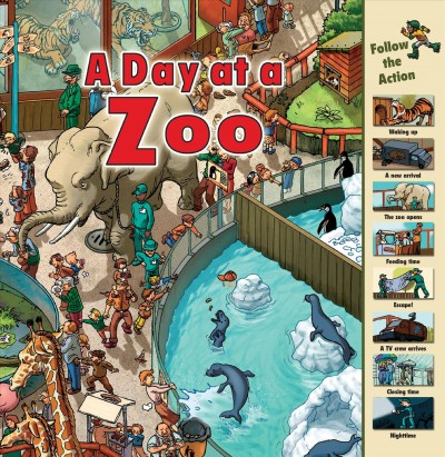 A day at a zoo / by Sarah Harrison.